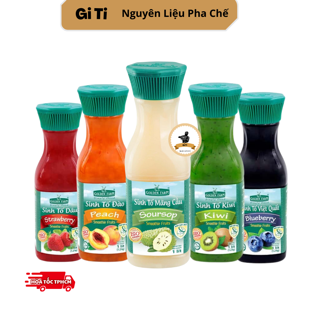 Sinh Tố Golden Farm Nhiều Vị 1L