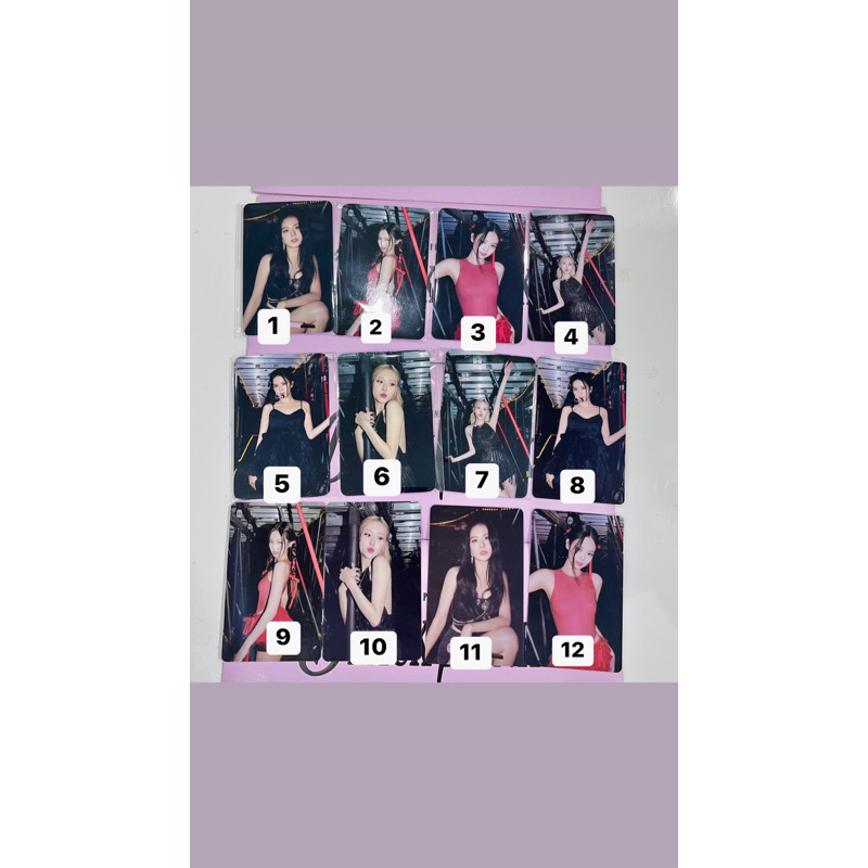 Card lẻ MD BlackPink BornPink