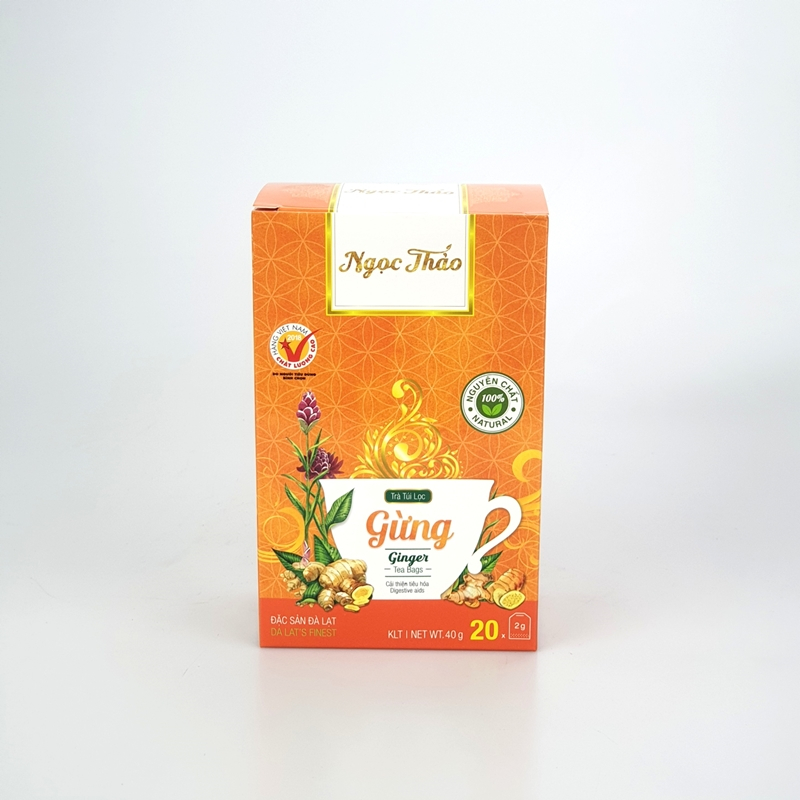 Trà Gừng NGỌC THẢO (hộp 20 túi lọc)