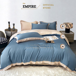 Bộ Chăn Ga Vỏ Gối Lụa Silk Nhiều Màu Cao Cấp Phong Cách Hàn Quốc EMPIRE Bo chun Drap - Bình Châu Bedding & Decor