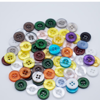 Set 10 cúc áo quần nhiều màu 11,5mm