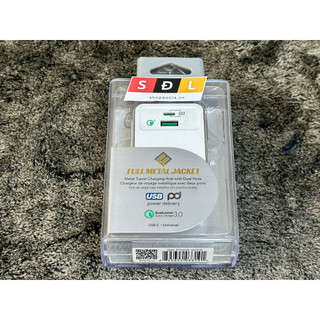 Cốc sạc Qmadix Full Metal Jacket PTMH2-Q3PD, cổng USB-A & USB-C