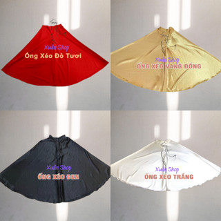 {HOT TREND} Quần Giả Váy Mặc Cùng Áo Dài Ống Xéo Loe Rộng Vải Phi Bóng