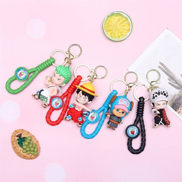 Móc Khóa Onepiece Chibi Siêu Cute, Mô Hình Chất Liệu Nhựa PVC Cao Cấp Trang Trí balo túi xách