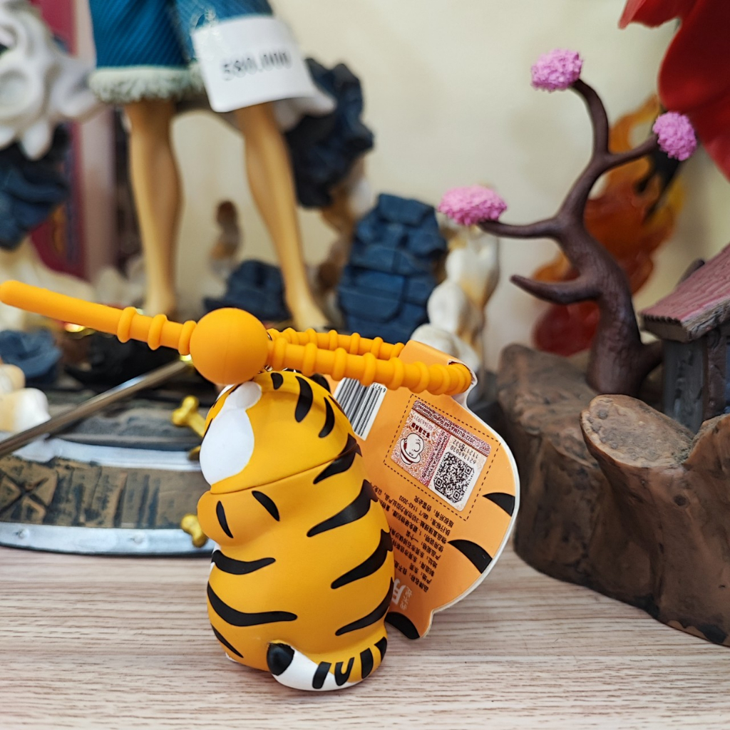 Móc Khóa Chú Hổ Béo Biểu Cảm Ngộ Nghĩnh Đáng Yêu dùng trang trí balo, túi xách, quà tặng sinh nhật bạn bè