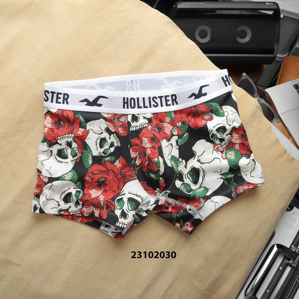 Quần Boxer Hollister- Chất Cotton Thoáng Khí - Mềm Mịn Siêu Mát