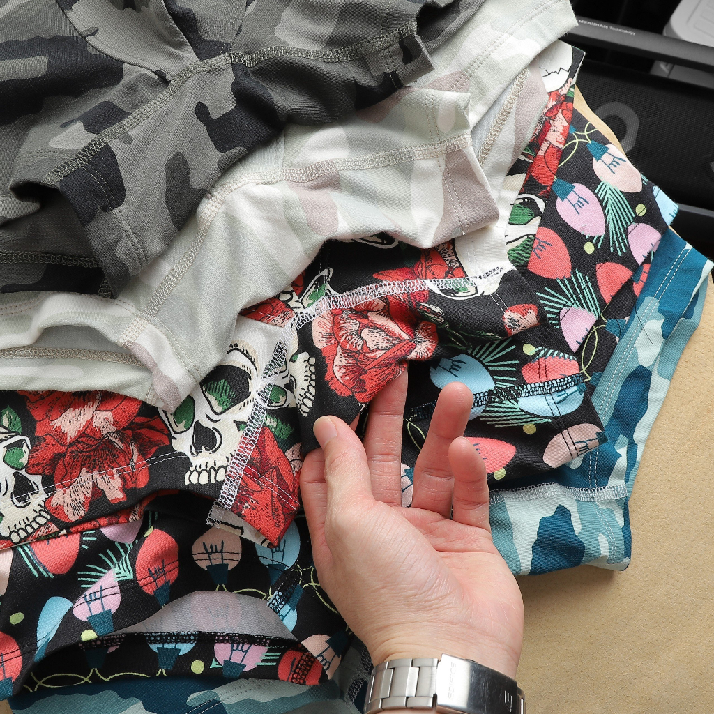 Quần Boxer Hollister- Chất Cotton Thoáng Khí - Mềm Mịn Siêu Mát