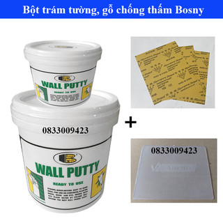Bột trét tường chống thấm cao cấp WALL PUTTY Bosny