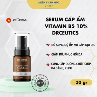Serum vitamin b5 10% drceutics - cấp ẩm và phục hồi da - dexpanthenol 10% + centella extract + ha | miền thảo mộc shop