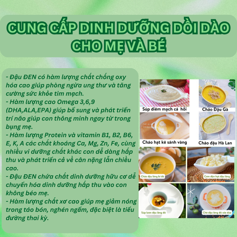 Đậu đen xanh lòng hữu cơ thuần chủng không biển đổi gen ONFOD ăn kiêng giảm cân mẹ bầu bé ăn dặm 100g 500g