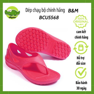  Dép chạy bộ Ysandal Đài Loan chính hãng B&M BCU5568 màu đỏ hồng có quai hậu xỏ ngón nam nữ dép nhập khẩu cao cấp 