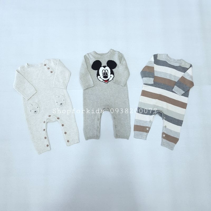 Body sleep len, yếm len cho bé