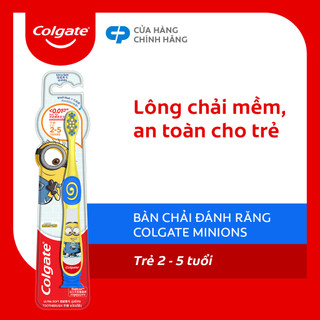 Bàn chải Colgate cho trẻ từ 2-5 tuổi hình ảnh Minion vui nhộn