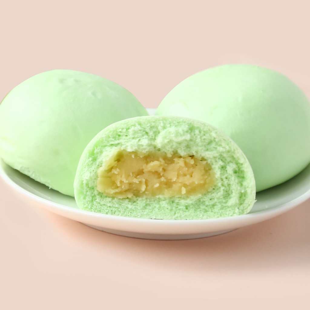 CHÍNH HÃNG Gói 4 Bánh Bao Nhân Đậu Xanh THỌ PHÁT FOOD 280g