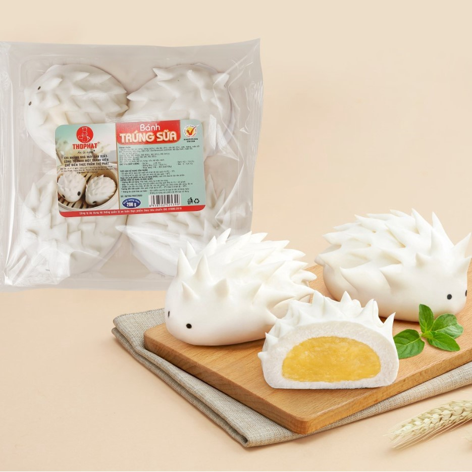 CHÍNH HÃNG Gói 4 Bánh Trứng Sữa  THỌ PHÁT FOOD 200g