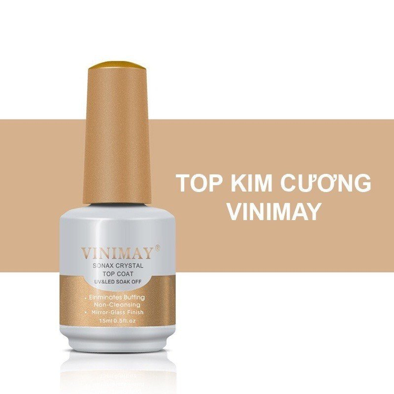 Top bóng kim cương Vinimay - Top coat mới chống nước bền cho dân làm móng