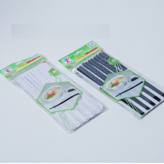 Đũa phíp đen loại đẹp - vỉ 10 đôi