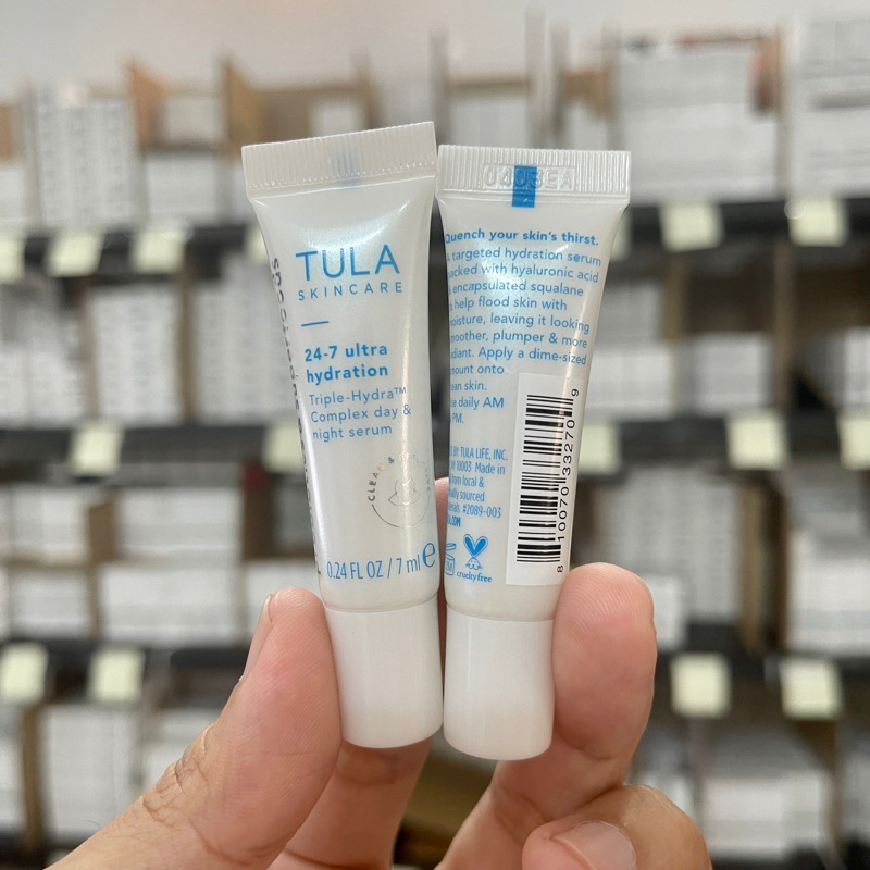 Tinh chất dưỡng ẩm TULA Skincare 24-7 Ultra Hydration Triple-Hydra - 7mL