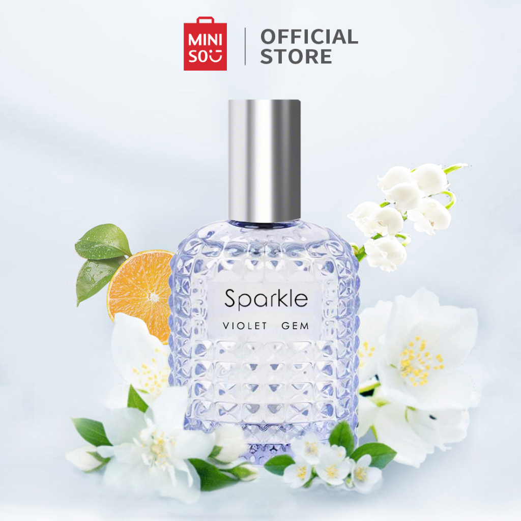 Nước hoa nữ Miniso hương hoa tươi mát hương trái cây thơm lâu 50mL