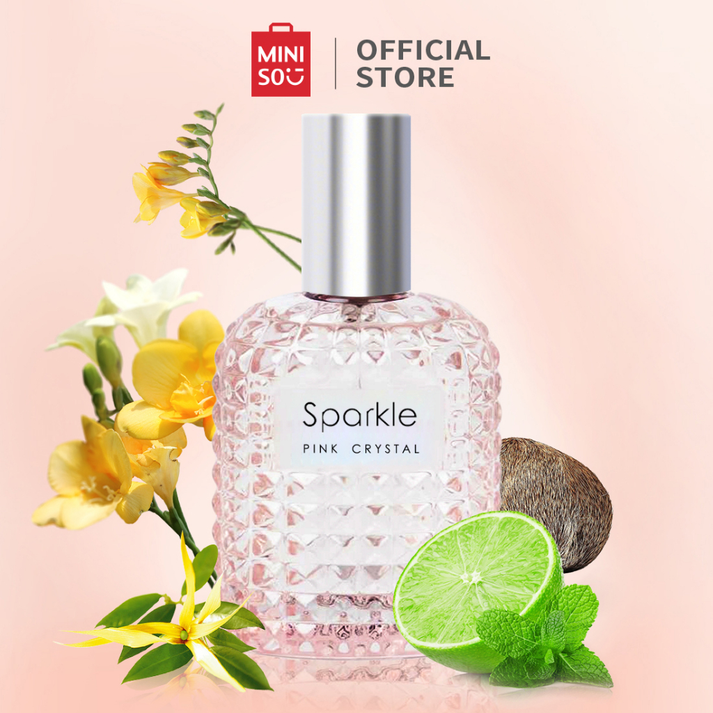 Nước hoa nữ Miniso hương hoa tươi mát hương trái cây thơm lâu 50mL