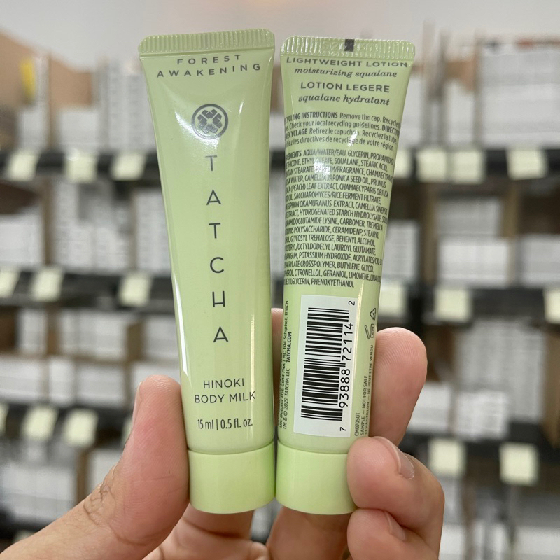 Sữa dưỡng thể Tatcha Hinoki Body Milk - 15mL