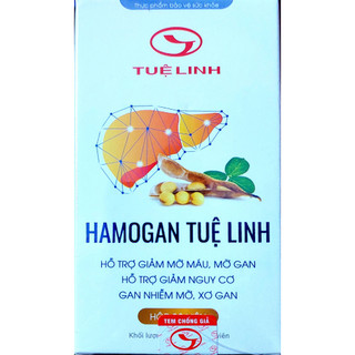 CHÍNH HÃNG HAMOGAN TUỆ LINH - giảm mỡ máu - bảo vệ gan (MẪU MỚI)