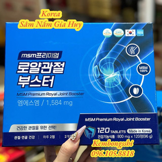 Viên bổ khớp msm premium royal joint booster cao cấp hộp vuông 120v hàn quốc