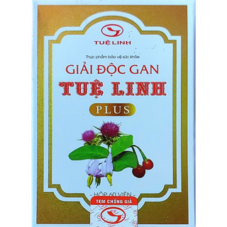 Giải độc gan plus tuệ linh lọ vàng.