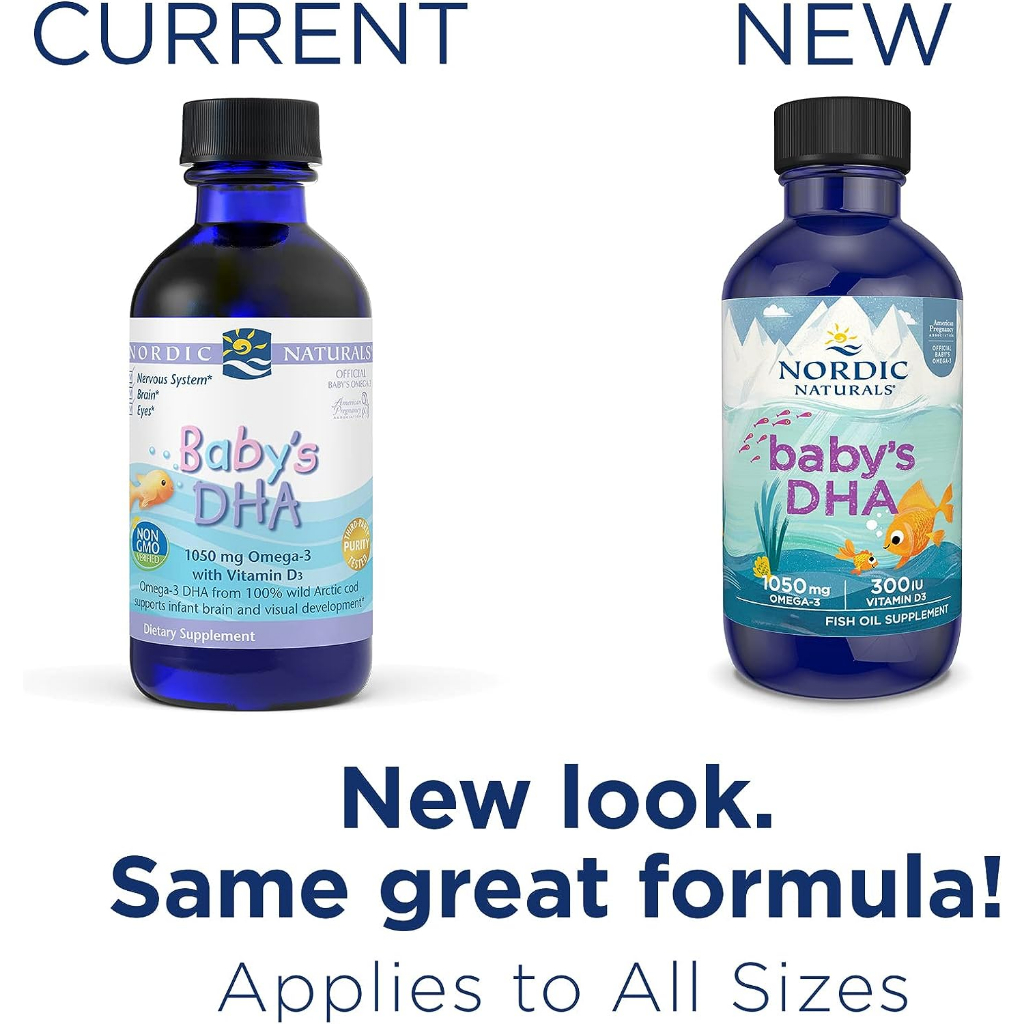 Baby DHA, Children DHA, DHA Xtra dạng nước - Nordic Naturals Mỹ chính hãng bay air