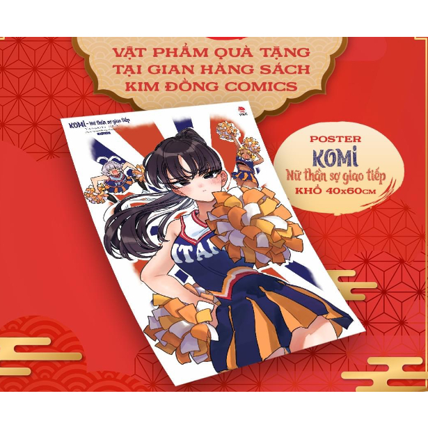 Poster Komi - Nữ thần sợ giao tiếp - Fes Hue Matsuri 2023 - NXB Kim Đồng