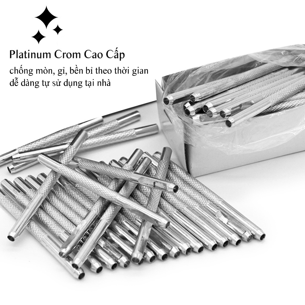 Đinh Đục Lỗ Thắt Lưng Da Nam  Đường Kính 3.5 mm Cây Dùi Bạch Kim Cao Cấp DK109