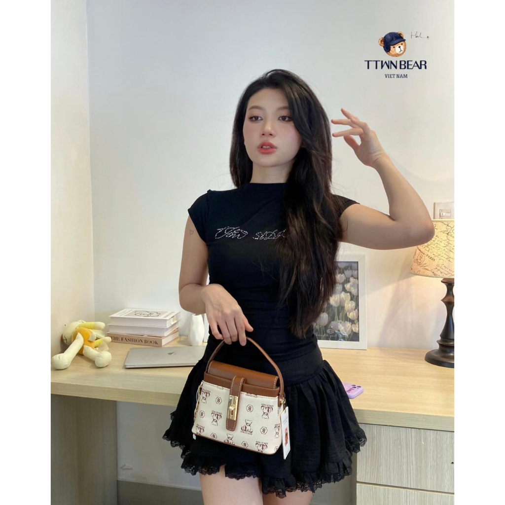 Túi Xách Nữ Form Hộp TTWNBEAR Chính Hãng TN-2525