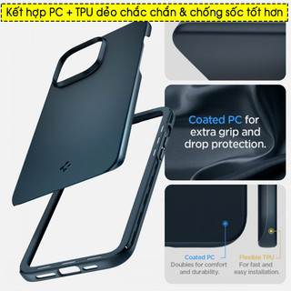 Ốp lưng IP 15 Pro Max Spigen Thin Fit