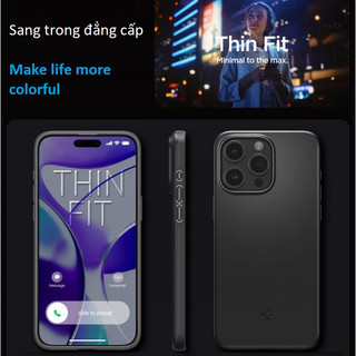 Ốp lưng IP 15 Pro Max Spigen Thin Fit