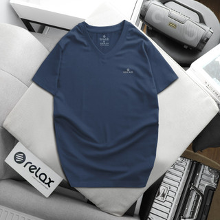 Áo thun nam cổ trái tim chữ v rtka015 relax vải cotton cao cấp basic