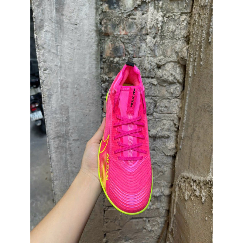 Giày Bóng Đá Vapor 15 hồng TF Tặng Tất + Túi Rút.