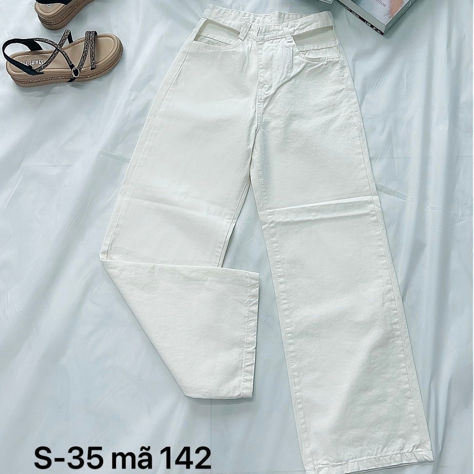 Quần kaki khoét eo ống suông bigsize QJ025 dành cho nàng béo mập từ 55-90kg