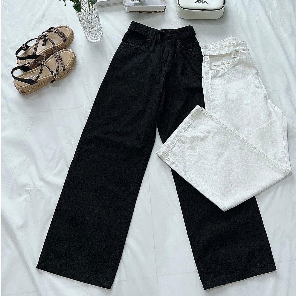 Quần kaki khoét eo ống suông bigsize QJ025 dành cho nàng béo mập từ 55-90kg