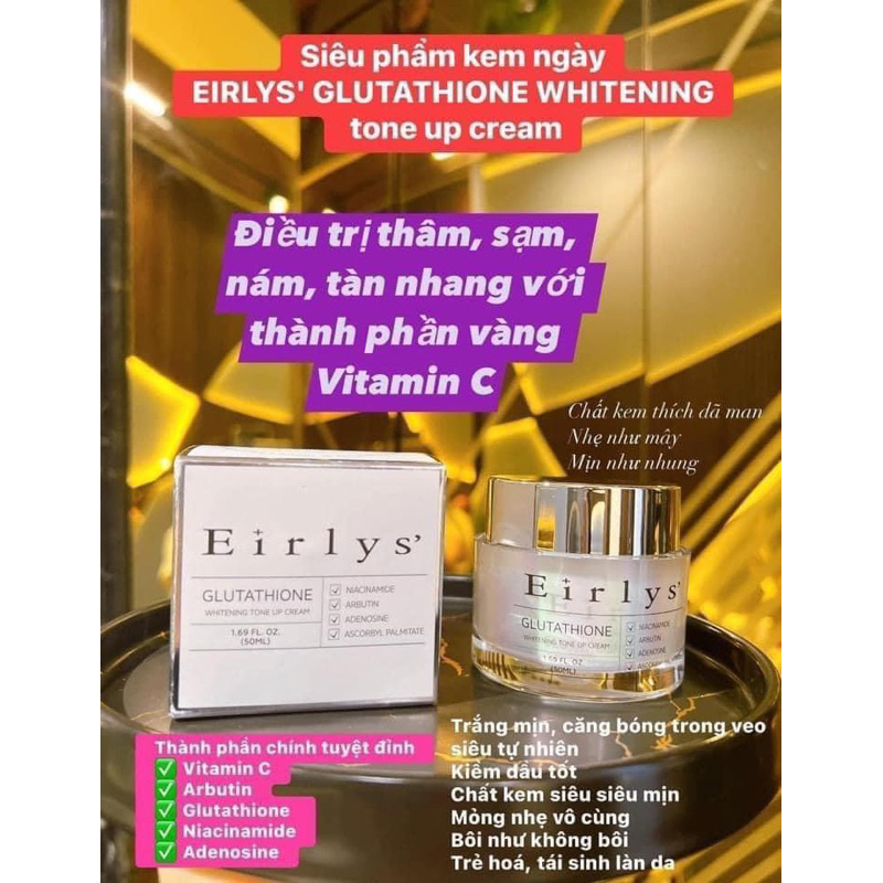 Kem Eirlys Dưỡng Nâng Tông Da 50ml