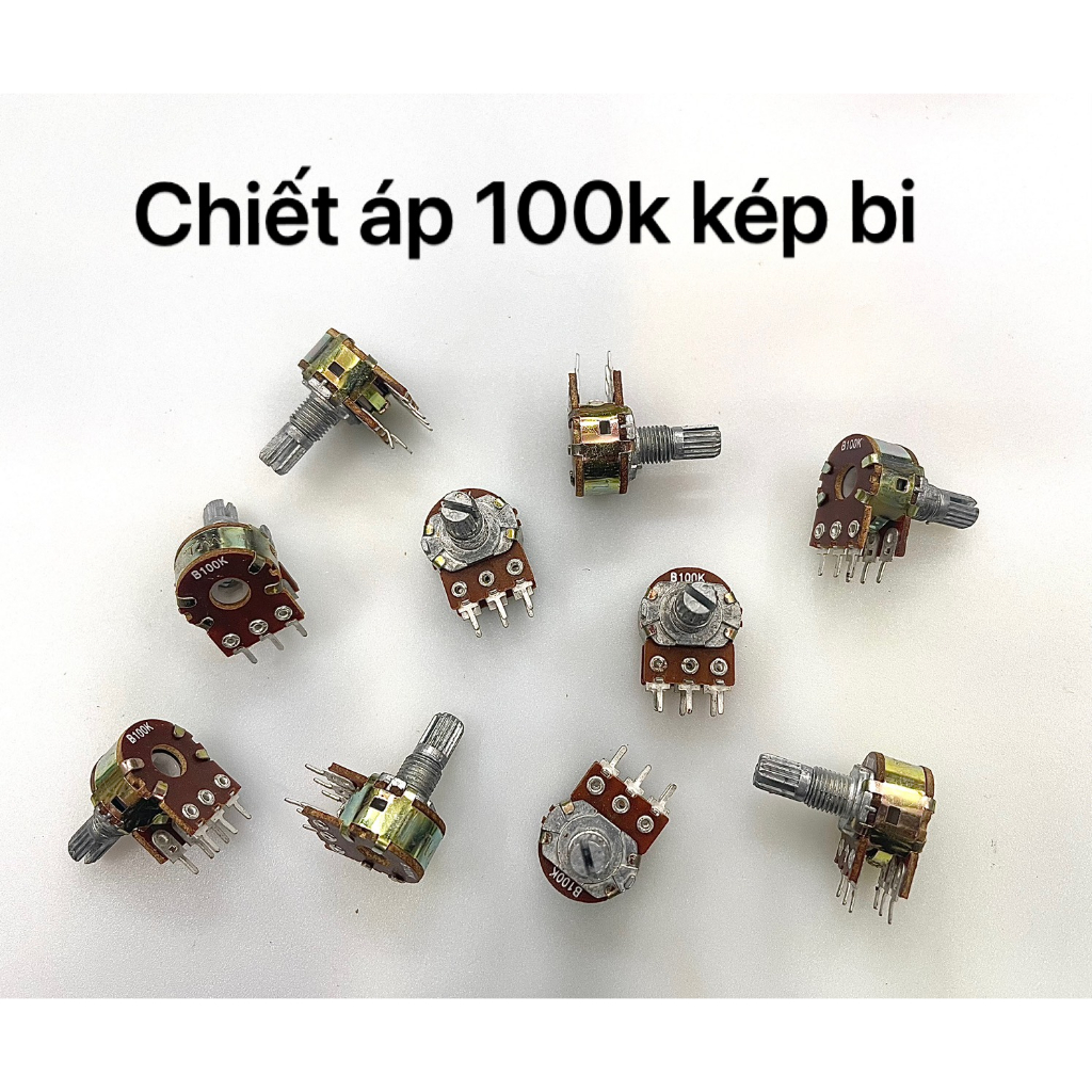 Combo 10 chiếc chiết áp kép bi loại