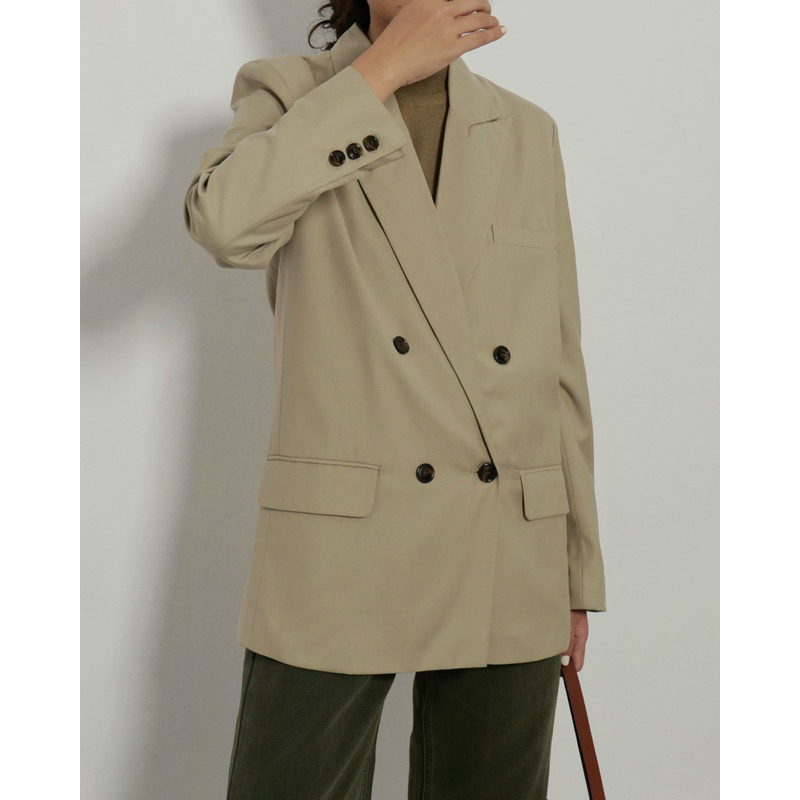 DE PLAGE - ÁO BLAZER DOUBLE BREASTED