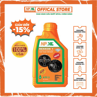 Dầu truyền động trợ lực tay lái NP MEKKON ATF III chai 1L