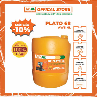 Dầu thủy lực chống mài mòn NP PLATO 32/46/68 CAN 18L