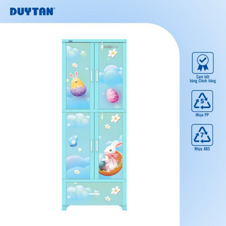 Tủ nhựa duy tân wing 4 cánh 1 ngăn- giao hàng toàn quốc