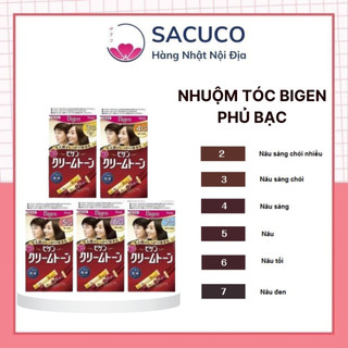 Thuốc nhuộm tóc Bigen phủ bạc chuẩn nội địa Nhật Bản