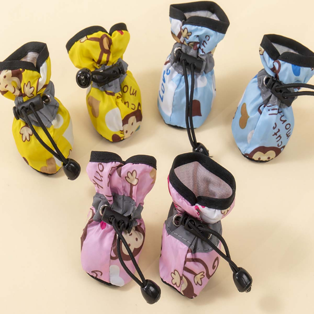 Giày Ủng Đi Mưa Cho Chó Poodle Mèo Phốc Sóc Con Size Lớn Corgi To Chống Cào Xước Thú Cưng Ganador Becgie Smartheart Rẻ