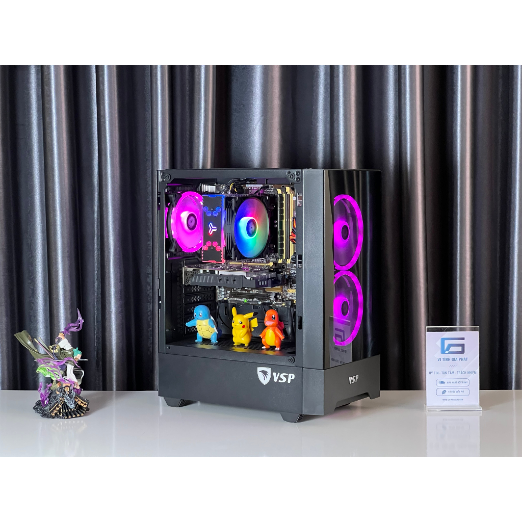 Bộ máy tính PC Gaming I7 6700 , VGA GTX 750Ti/950/1050/1050Ti/1060/RX5600XT, 16GB Ram