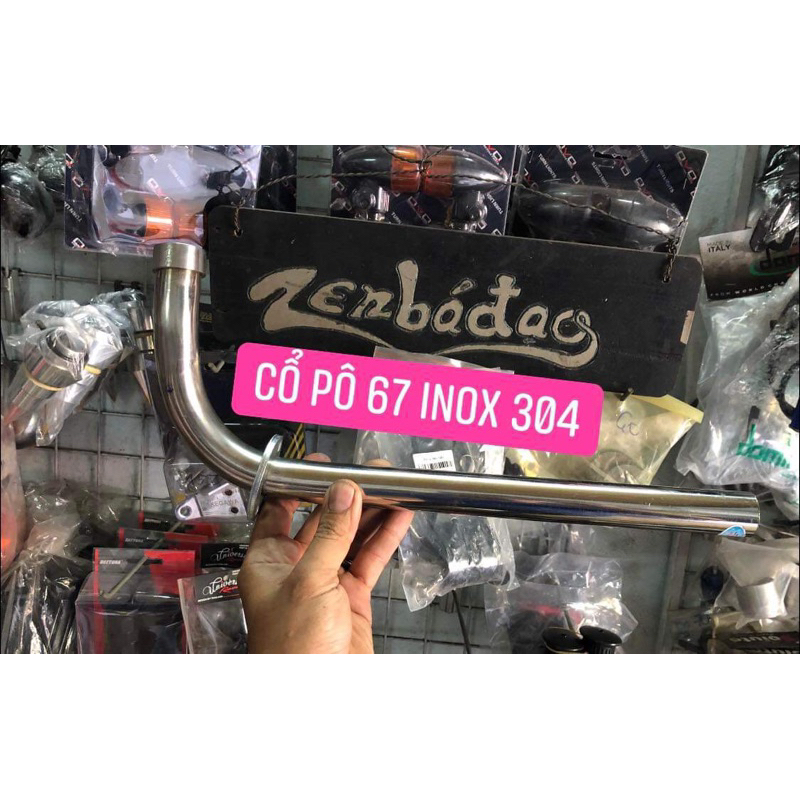 Cổ pô nằm/ vắt inox 304