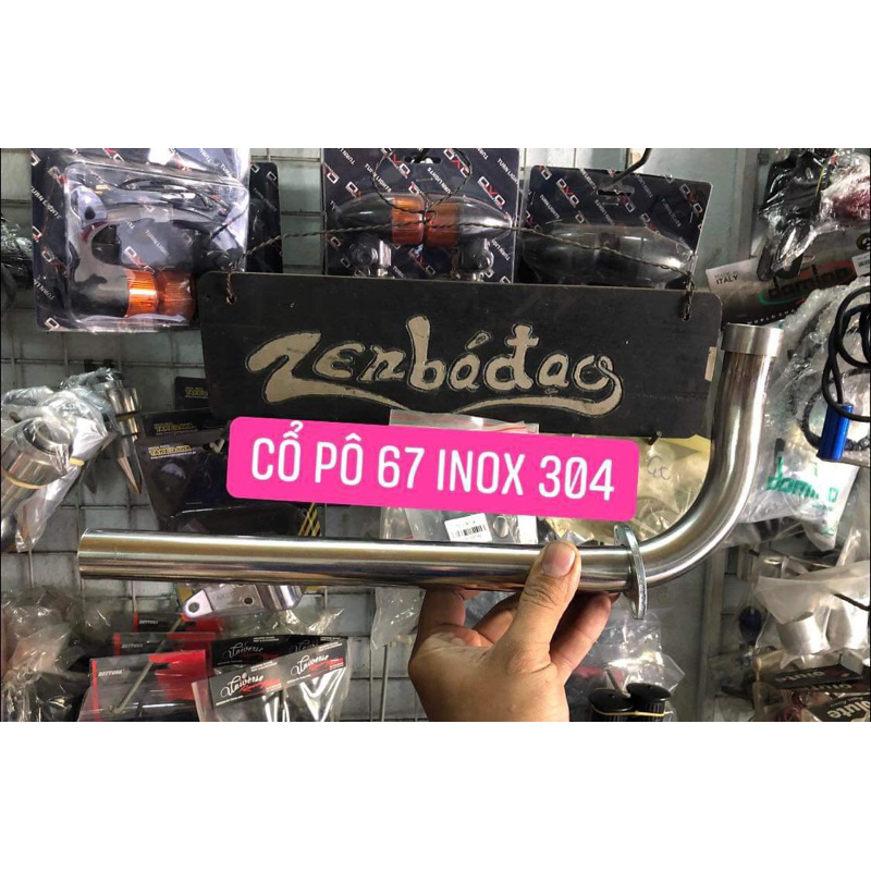 Cổ pô nằm/ vắt inox 304