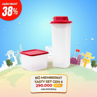 Bộ sản phẩm tupperware Memberkit Tasty set gen II
